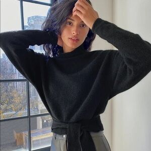 Wilfred Lorin Black Alpaca Blend Sweater